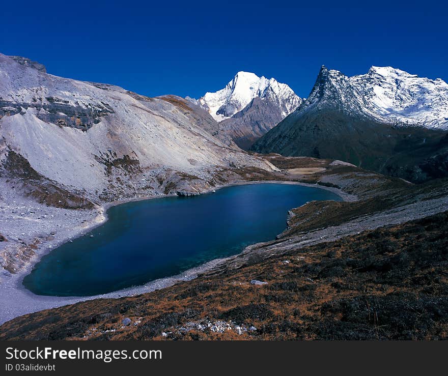 Lake in mountain