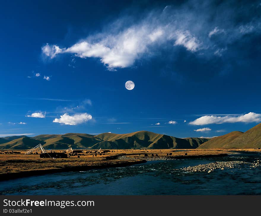 Landscape in Tibet