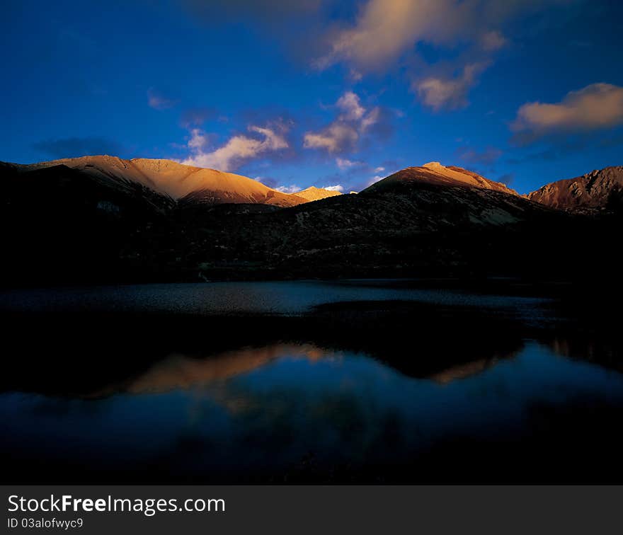 Mountain And Lake