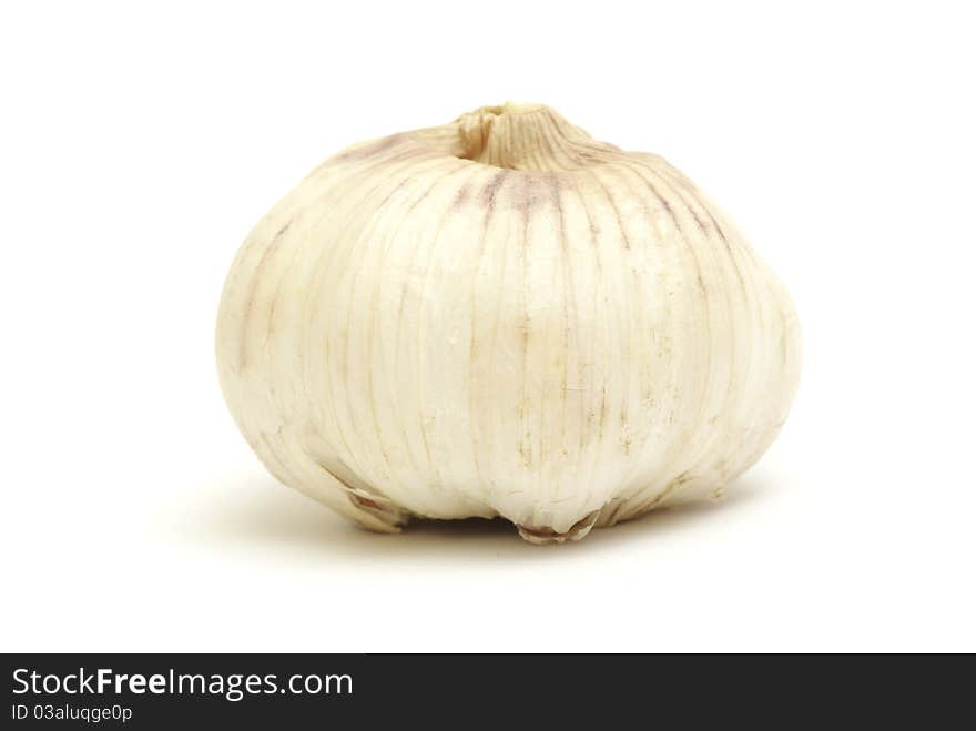 Garlic isolated on white background