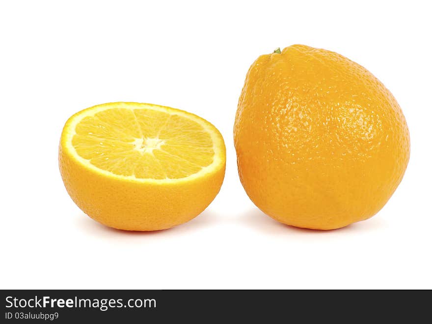 Orange isolated on white background