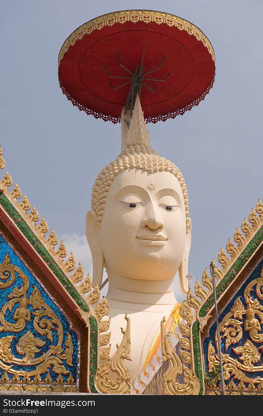 Buddha statue in Wat Tonson, Ang Thong Province, Thailand. Buddha statue in Wat Tonson, Ang Thong Province, Thailand.