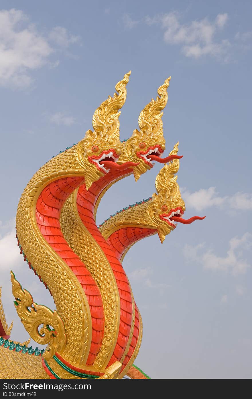 The Naga is a great snake, a group of serpent deities in Hindu and Buddhist mythology. The Naga is often found in Thai architecture. The Naga is a great snake, a group of serpent deities in Hindu and Buddhist mythology. The Naga is often found in Thai architecture.