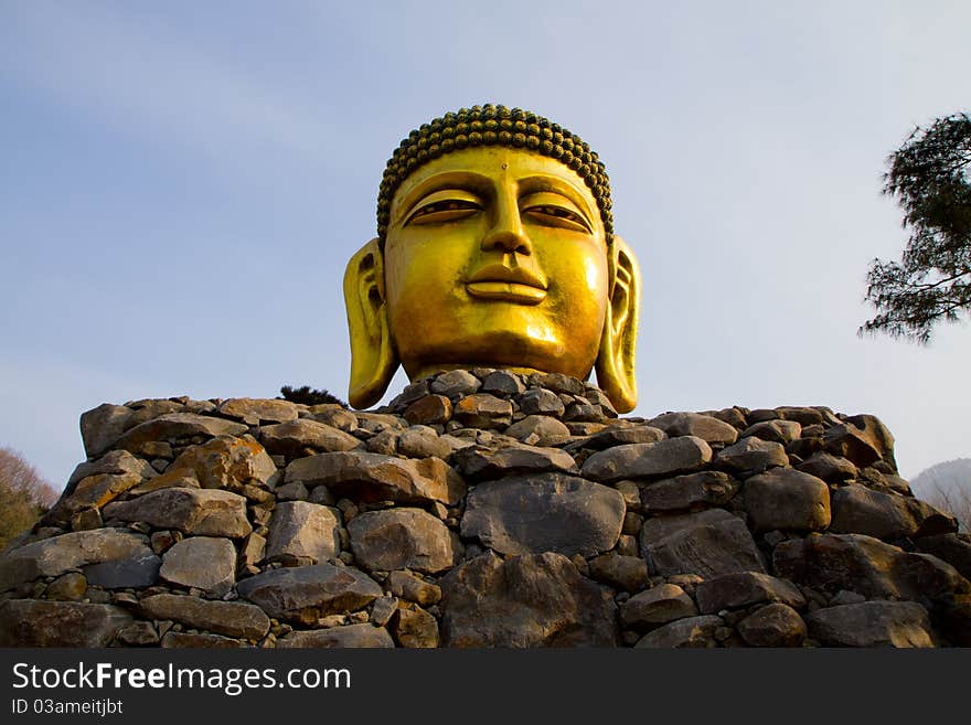 Budda Head in South Korea