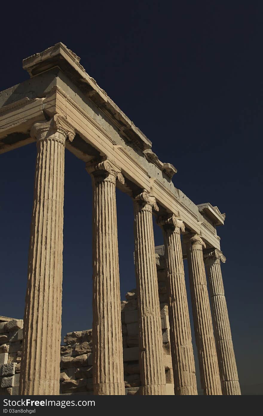 Acropolis ancient site in Athens Greece. Acropolis ancient site in Athens Greece