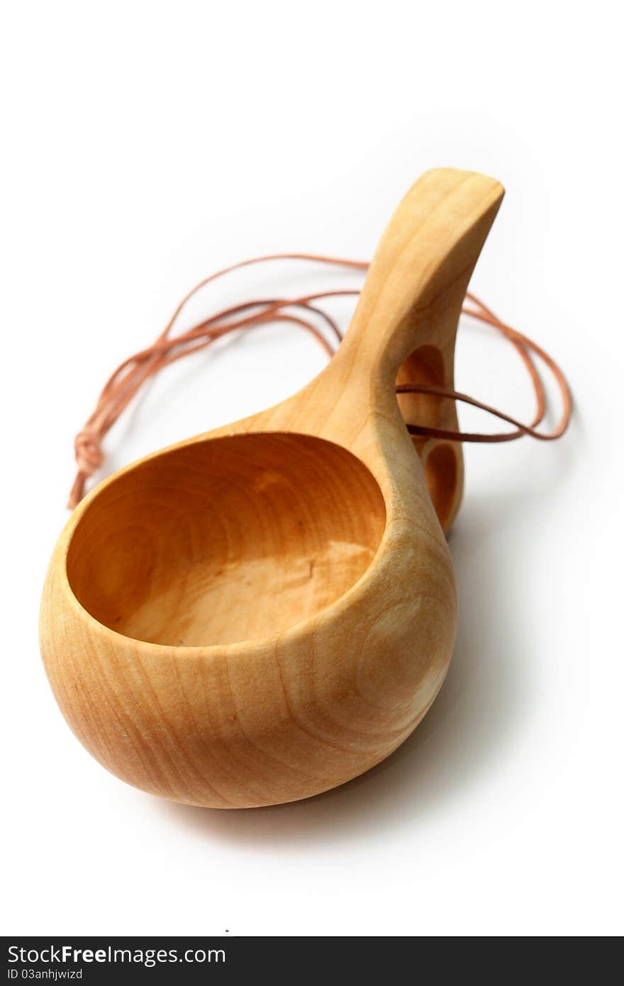 Wooden scoop