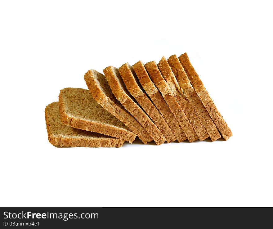 Bread isolated on a white background. Bread isolated on a white background