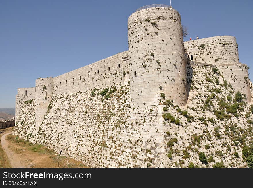 Crusader castle in Syria