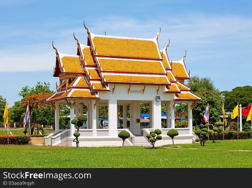 The temple in Ayutthaya ,Thailand. The temple in Ayutthaya ,Thailand