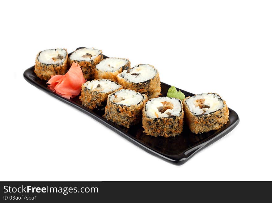 Isolated on white background sushi. Isolated on white background sushi