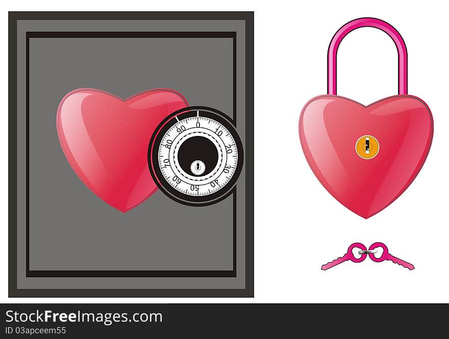 The lock and the heart.