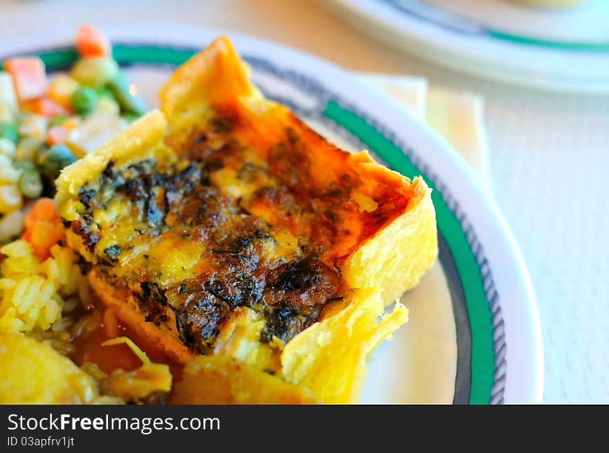 Special bean curd cuisine cooked oriental style.