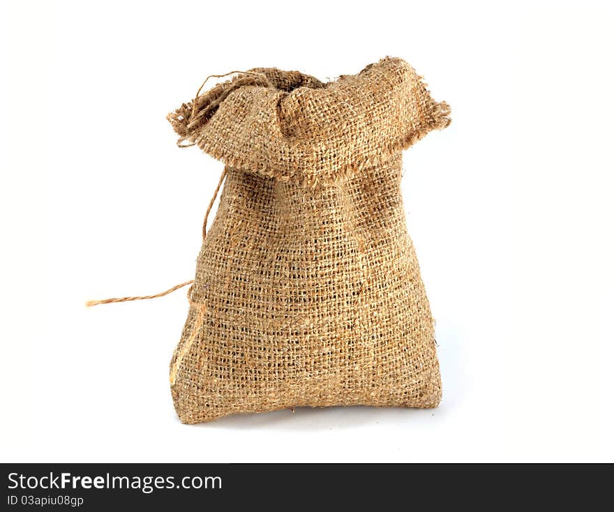 Burlap gift sack