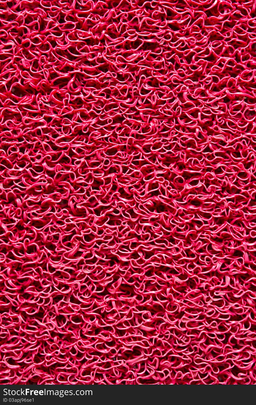 Red messy plastic line background. Red messy plastic line background