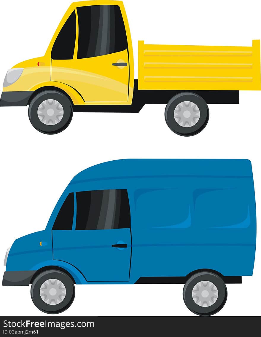 Vehicles for transport of goods. Vehicles for transport of goods