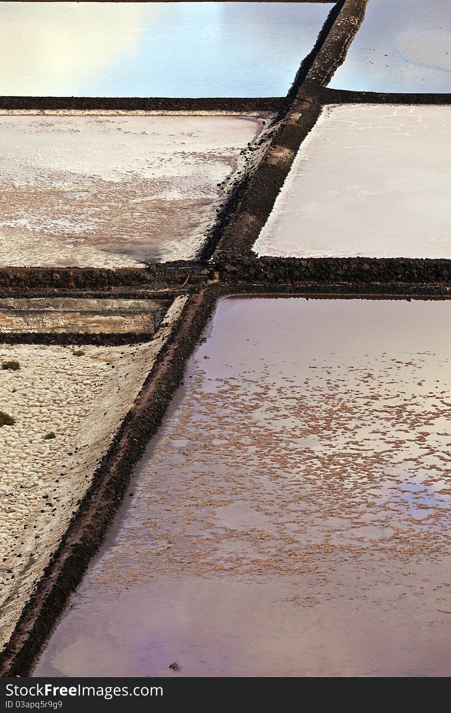 Salt Refinery, Saline From Janubio, Lanzarote