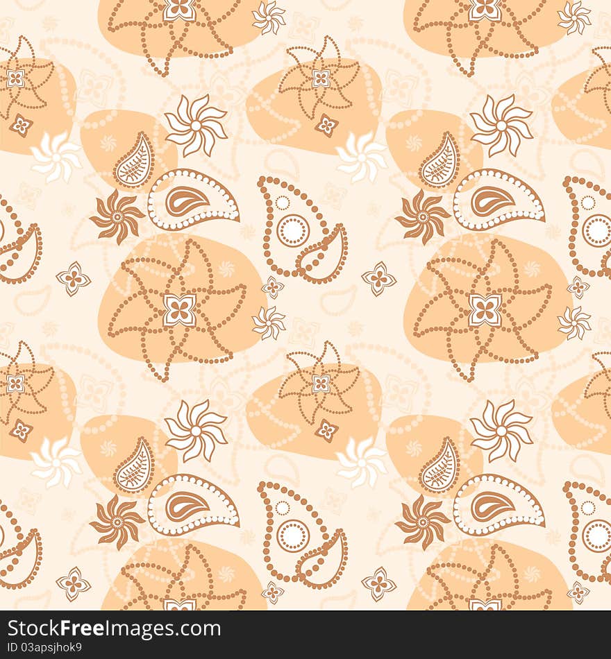 Seamless floral texture