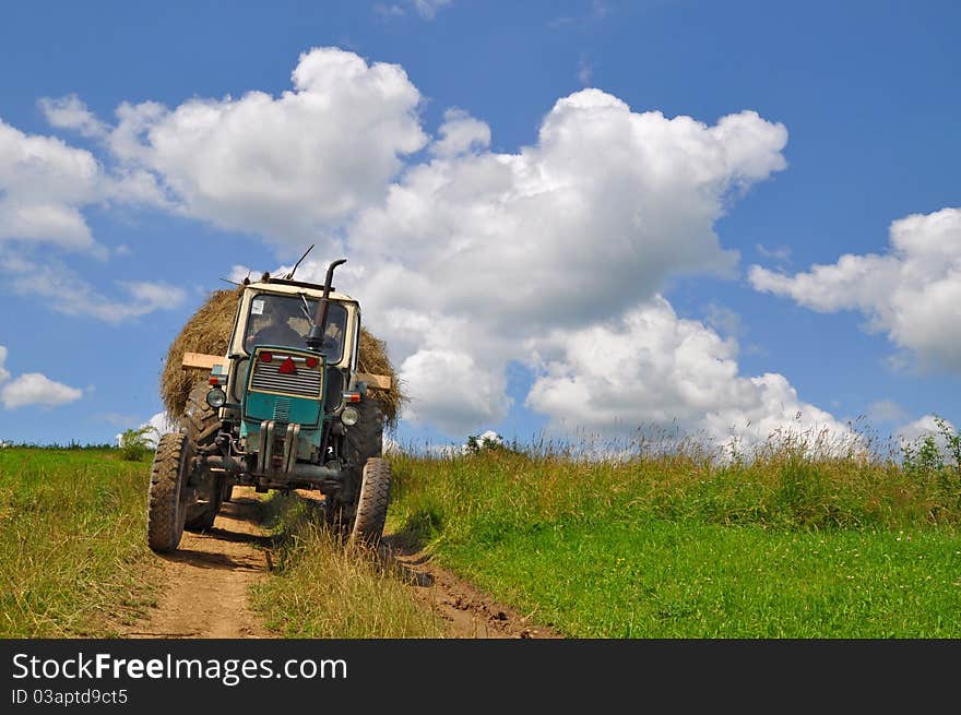 Hay transportation