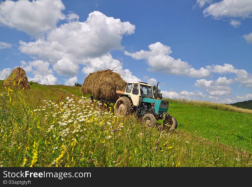 Hay transportation