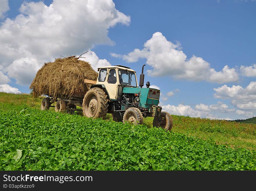 Hay transportation