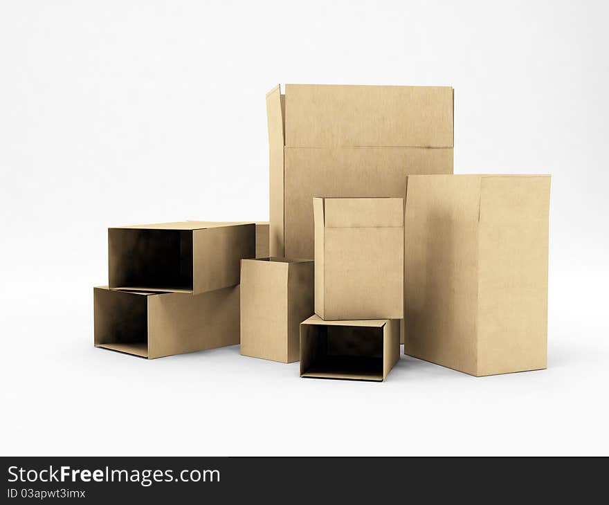 Cardboard boxes