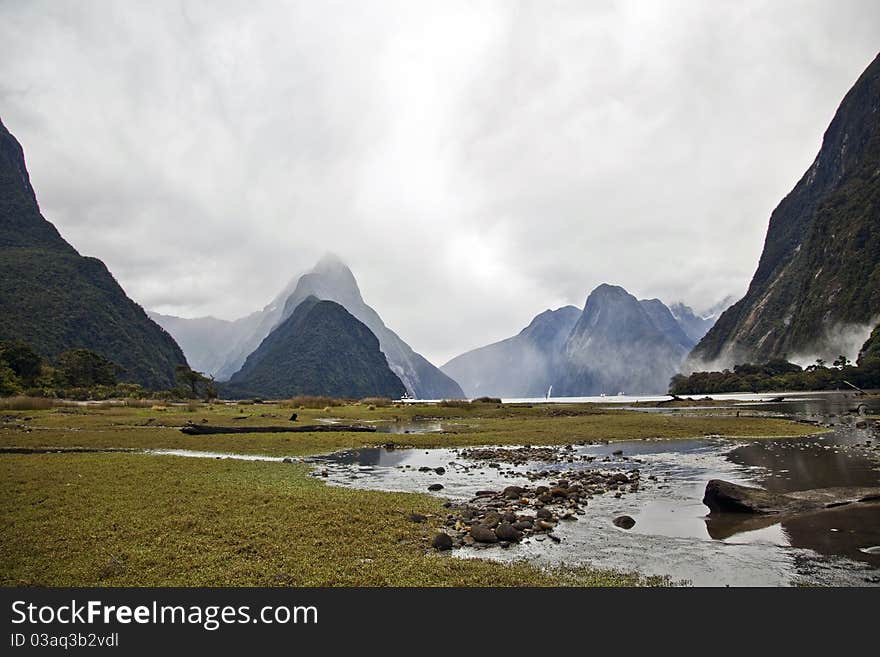 Milford sounds new zealand fjords