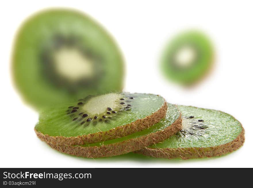 Fresh organic kiwi fruit