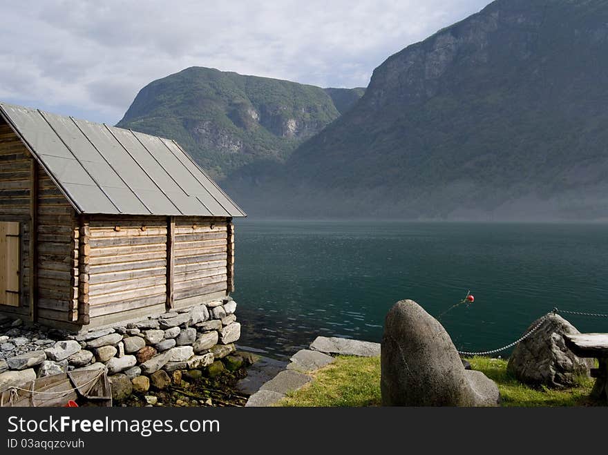 Beautiful landscape shot in Norway