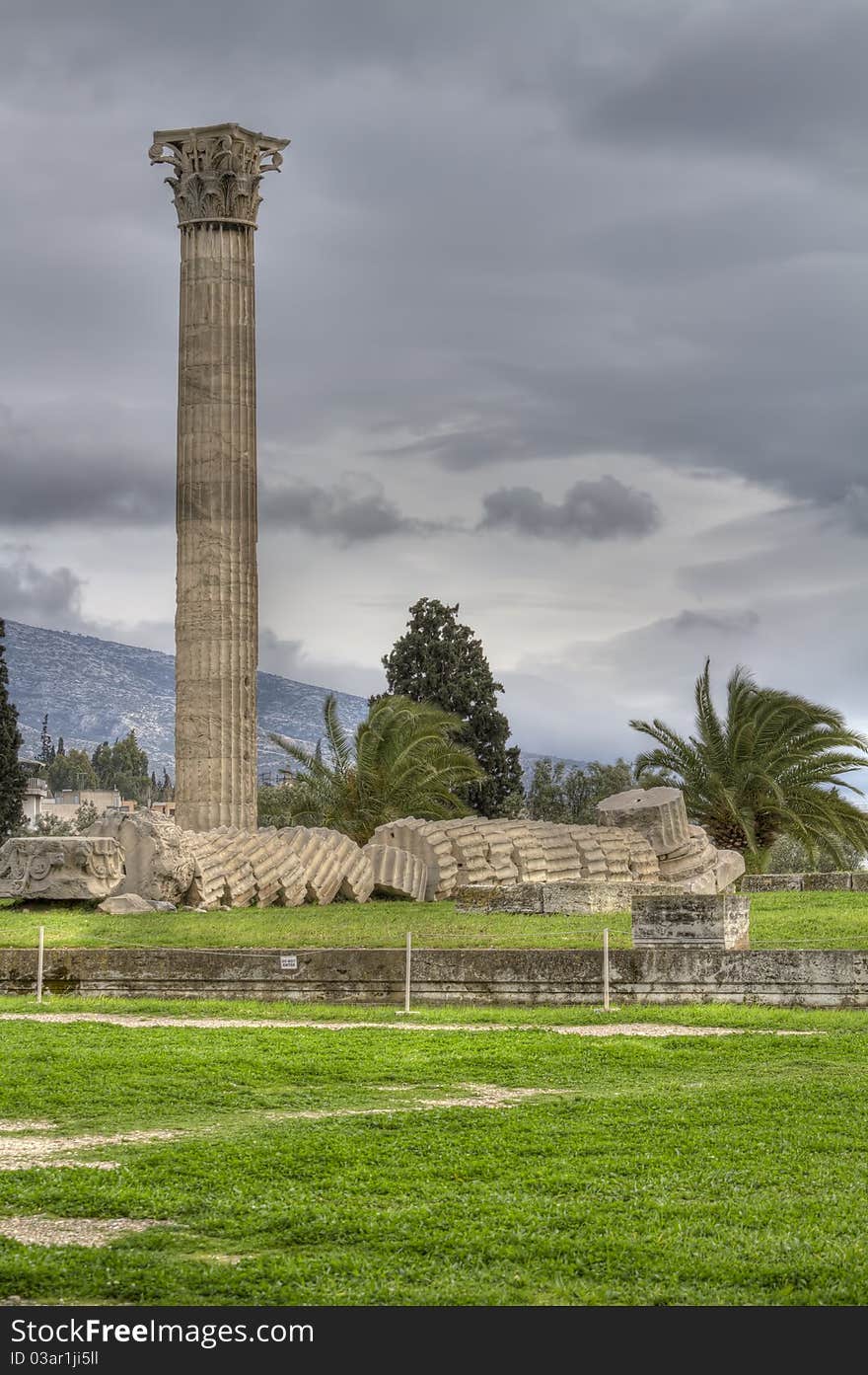 Temple of Olympian Zeus in Athens