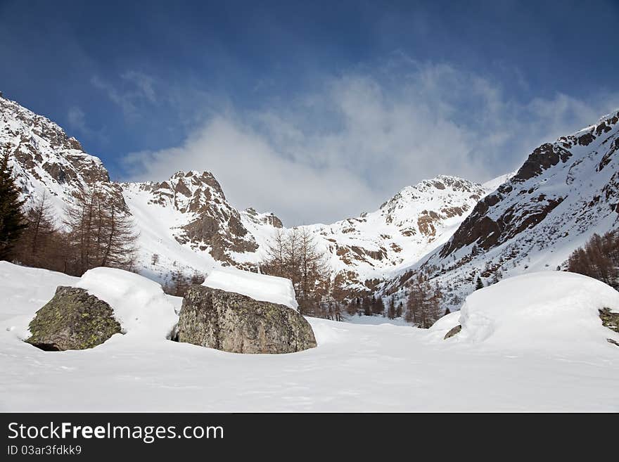 Icy valley