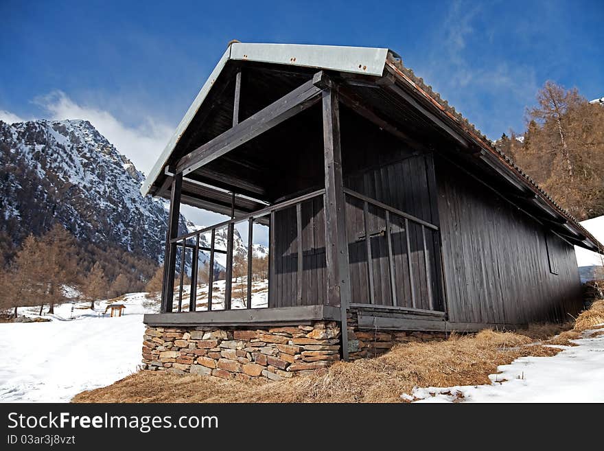 Cabin In The Snow