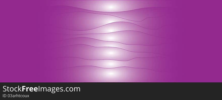 Wide purple and white waves background. Wide purple and white waves background