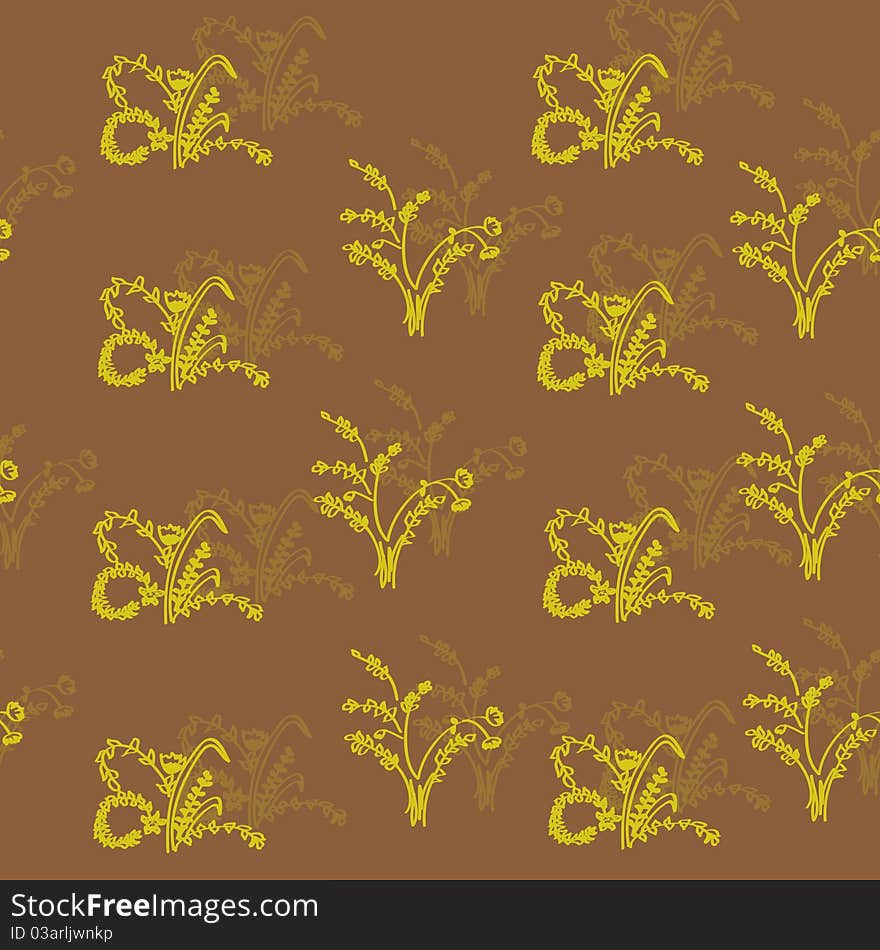 Yellow bright colors in a seamless background. Yellow bright colors in a seamless background