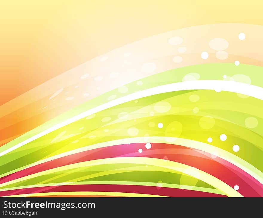 Abstract glowing background, raster artwork