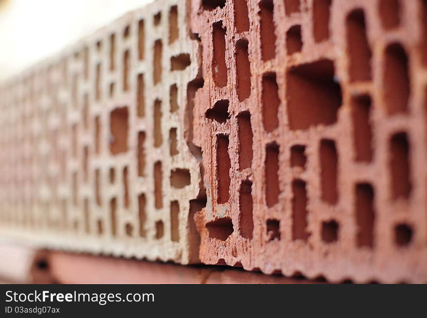 Two Bricks in wall together