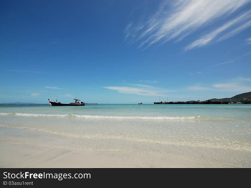 Ocean view nice seascape of thailand places. Ocean view nice seascape of thailand places