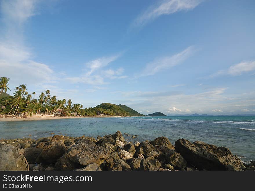 Ocean view nice seascape of thailand places. Ocean view nice seascape of thailand places