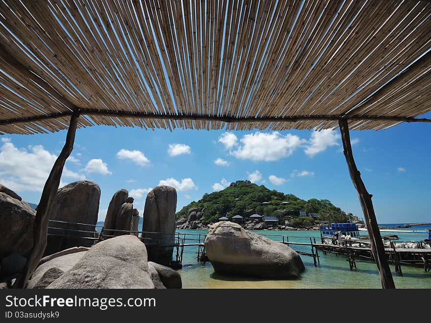 Ocean view nice seascape of thailand places. Ocean view nice seascape of thailand places