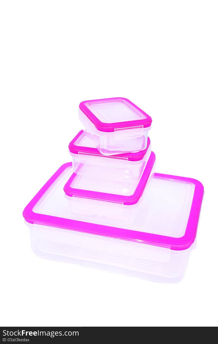 Plastic food container