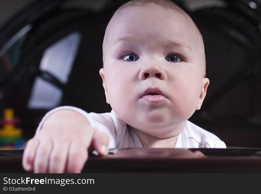 Baby With Blue Eyes