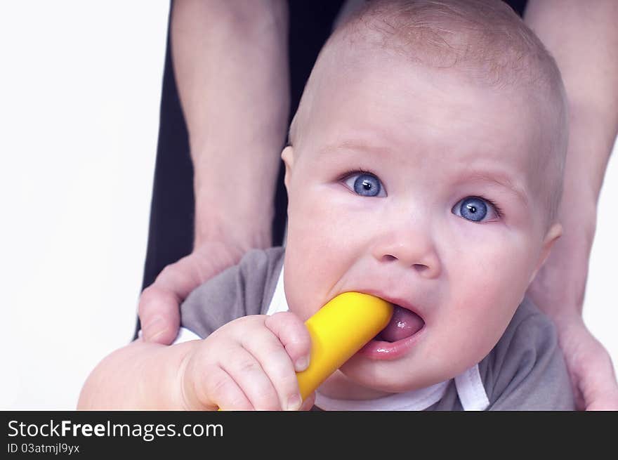 Mother S Hands To Help The Baby