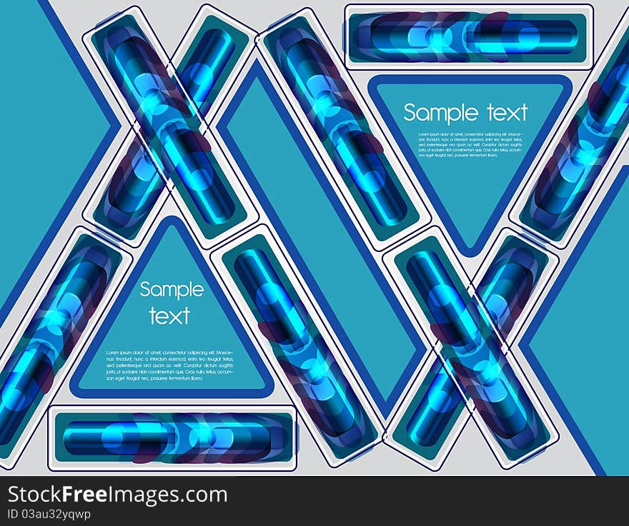 Beautiful abstract blue background with triangle shapes. Beautiful abstract blue background with triangle shapes