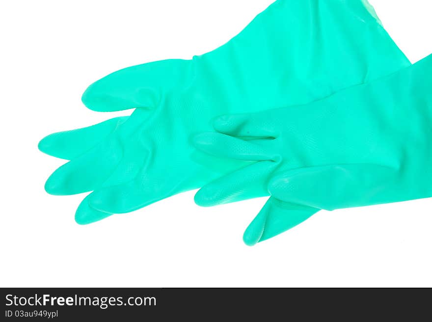 Pair Of Chemical Gloves