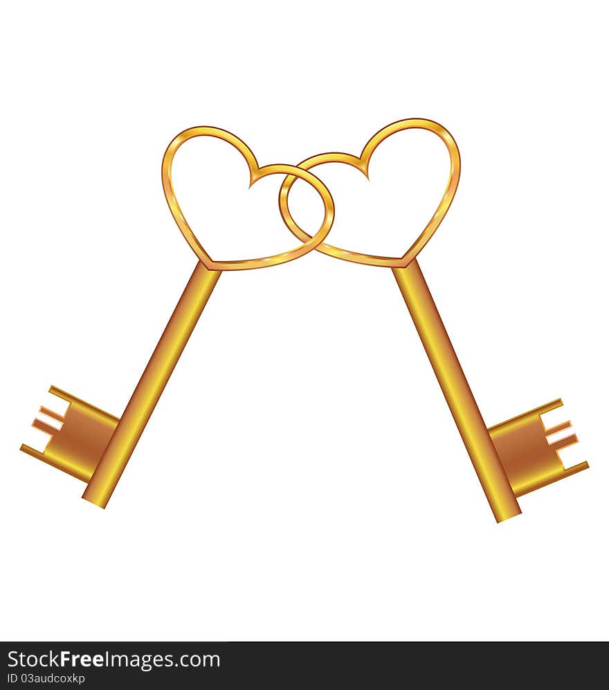 Golden key opens the heart