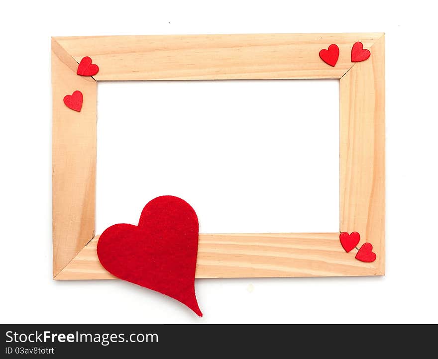 Lovely heart frame for your design