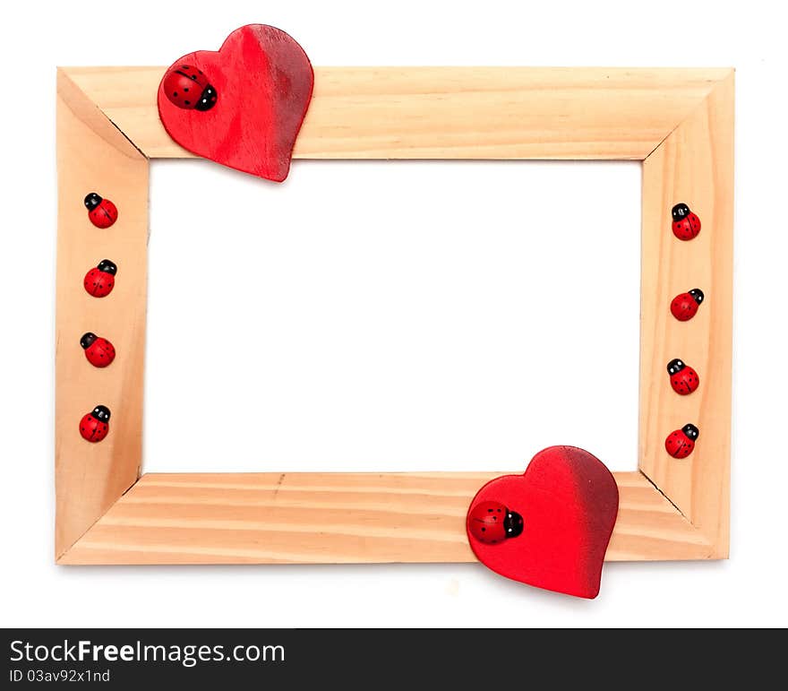 Lovely heart frame for your design