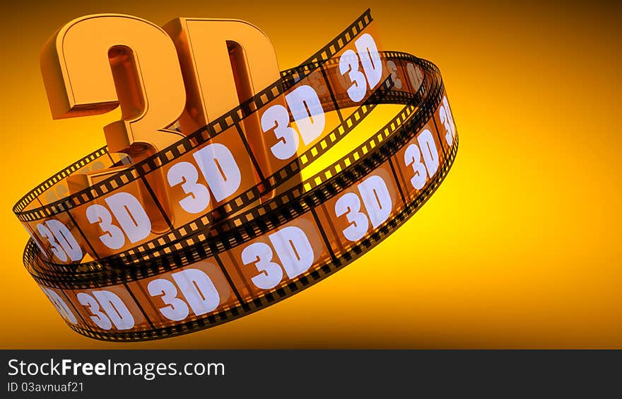 Film With Word 3D