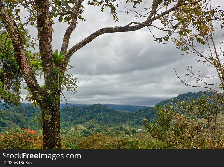 View of Valle Azul, Alajuela province, Costa Rica