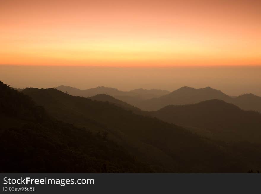 Sky after sunset