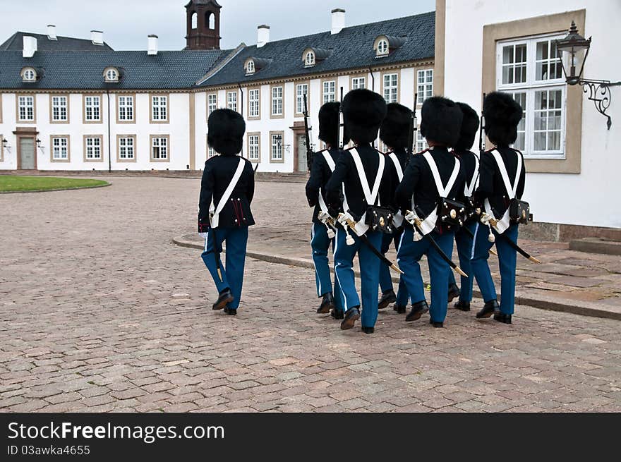 Danish squad guards